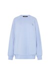 AUSTIN PATCH RAGLAN CREW SWEATSHIRT (HEATHER BLUE)