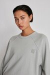 AUSTIN PATCH RAGLAN CREW SWEATSHIRT (EUCALYPTUS)