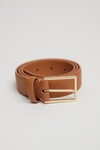 ELLIOT LEATHER BELT (TAN)