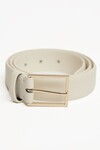 ELLIOT LEATHER BELT (OYSTER)