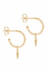 STARLIGHT HOOP EARRINGS (18K GOLD VERMEIL)