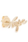 A WHISPER OF HOPE SINGLE EARRING (14K SOLID GOLD)