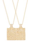 BLOOMING UNDER THE SAME SUN NECKLACE SET (18K GOLD VERMEIL)