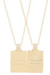 BLOOMING UNDER THE SAME SUN NECKLACE SET (18K GOLD VERMEIL)