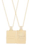 BLOOMING UNDER THE SAME SUN NECKLACE SET (18K GOLD VERMEIL)