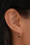 EMBRACE THE LIGHT SMALL HOOP EARRINGS (18K GOLD VERMEIL)