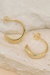 EMBRACE THE LIGHT LARGE HOOP EARRINGS (18K GOLD VERMEIL)