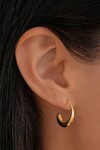 EMBRACE THE LIGHT LARGE HOOP EARRINGS (18K GOLD VERMEIL)