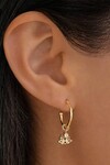 BLOOMING UNDER THE SAME SUN HOOP EARRINGS (18K GOLD VERMEIL)