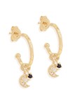 BATHED IN YOUR LIGHT HOOP EARRINGS (18K GOLD VERMEIL)