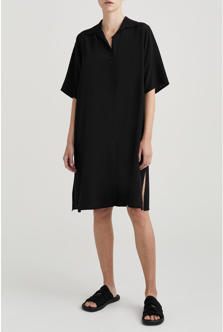 MEZZ SILK DRESS (BLACK)