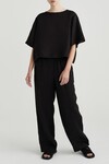 BERT LINEN PANT (BLACK)