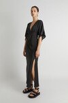 SOLA SPLIT DRESS (CHARCOAL)