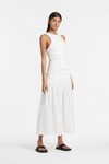 XANTHE MIDI DRESS (IVORY)