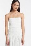 XANTHE STRAPLESS DRESS (IVORY)