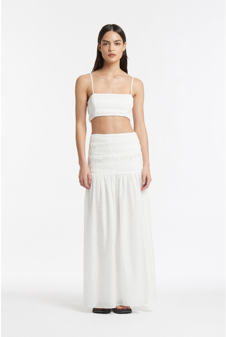 XANTHE MAXI SKIRT (IVORY)