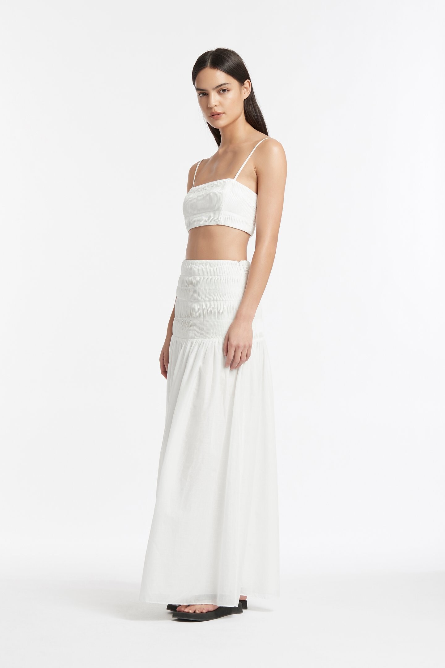 Xanthe Maxi Skirt (Ivory) | SIR Summer 22 | Lynn Woods Xanthe Maxi Skirt (Ivory) | SIR Summer 22 | Lynn Woods