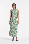 CELIA CROSS BACK GOWN (MARGUERITE PRINT)