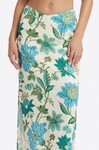 ALEXANDRE MIDI SKIRT (MARGUERITE PRINT)