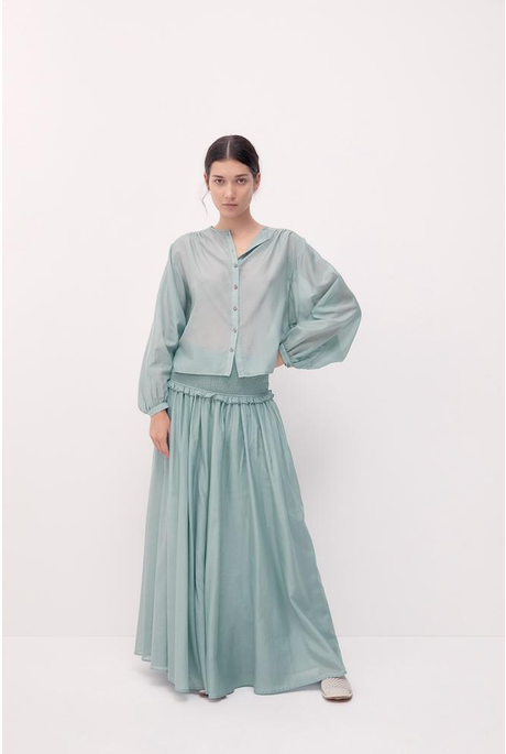 LENNY SKIRT (SEA FOG)