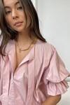 PETAL BLOUSE (PINK POPLIN)