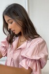 PETAL BLOUSE (PINK POPLIN)