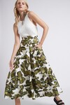 OASIS MIDI SKIRT (OLIVE LEAF)