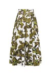 OASIS MIDI SKIRT (OLIVE LEAF)