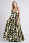 OASIS STRAP MAXI DRESS (OLIVE LEAF)