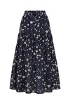 MIDDLETON MAXI SKIRT (INK FLORAL)