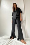 FLORENCE JOGGER (BLACK LINEN)