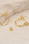 LUMINOUS HOOPS EARRINGS (GOLD VERMEIL)