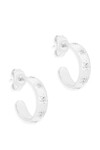 ALIGN YOUR SOUL HOOP EARRINGS (SILVER)