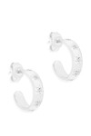 ALIGN YOUR SOUL HOOP EARRINGS (SILVER)