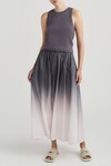 ISA SKIRT (BLACK TEA/MOONSHINE)