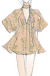 Floral-print Puff Sleeve Mini Dress