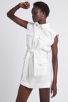 VISTA LINEN UTILITY DRESS (IVORY)