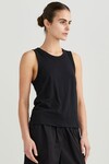 NON ORGANIC COTTON TANK (BLACK)