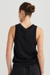 NON ORGANIC COTTON TANK (BLACK)