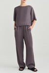 BERT LINEN PANT (BLACK TEA)