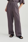 BERT LINEN PANT (BLACK TEA)