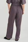 BERT LINEN PANT (BLACK TEA)