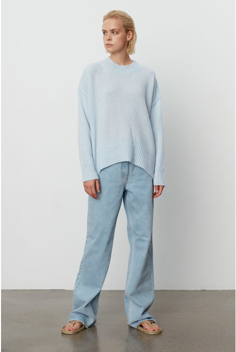 PANDORA JUMPER (BLUE MELANGE)- DAY BIRGER SUMMER 22 Boxing Day Sale