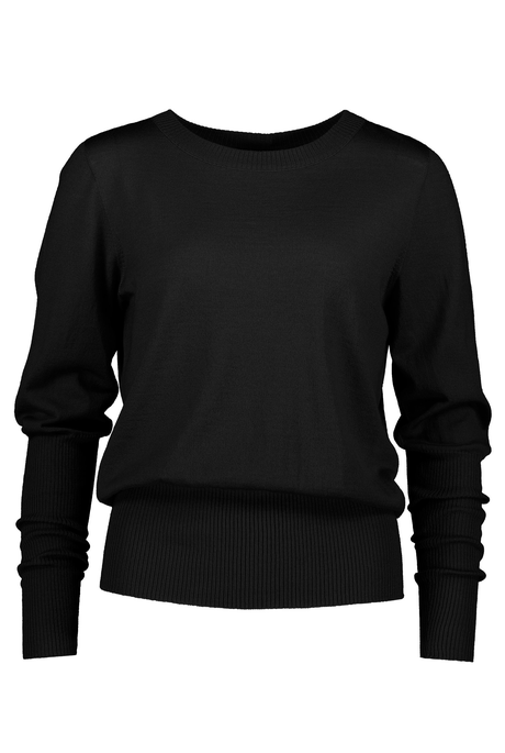 LONG RIB SWEATER (BLACK)