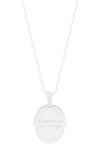 EVERYTHING YOU ARE IS ENOUGH NECKLACE (STERLING SILVER)