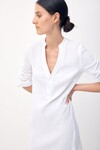 FRIEDA SHIRT DRESS (WHITE)