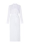 FRIEDA SHIRT DRESS (WHITE)