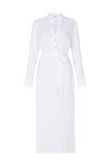 FRIEDA SHIRT DRESS (WHITE)