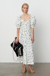 CYNTHIA DRESS (PETROL BOUQUET)