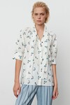 ELENA SHIRT (PETROL BOUQUET)